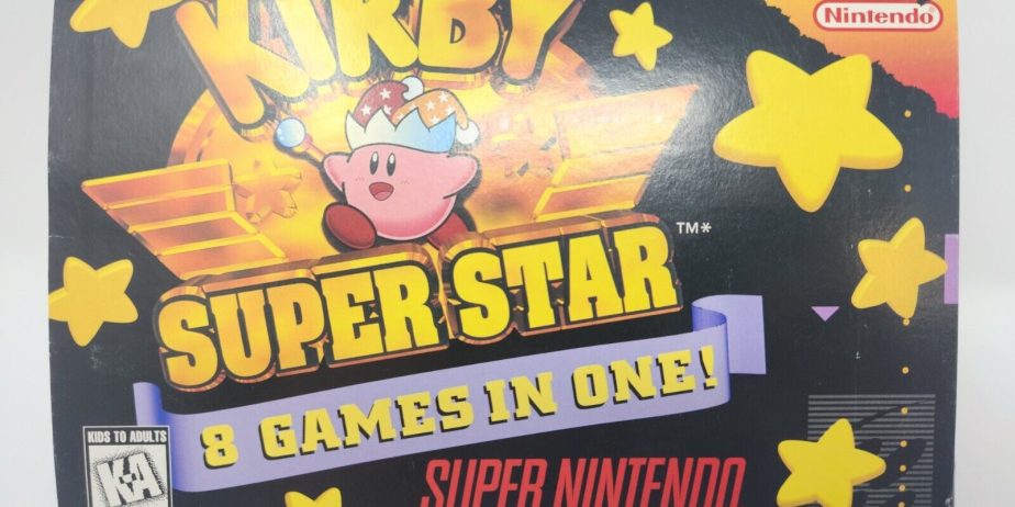 Kirby Super Star Super Nintendo SNES 1996 Complete All Inserts Posters CIB Clean