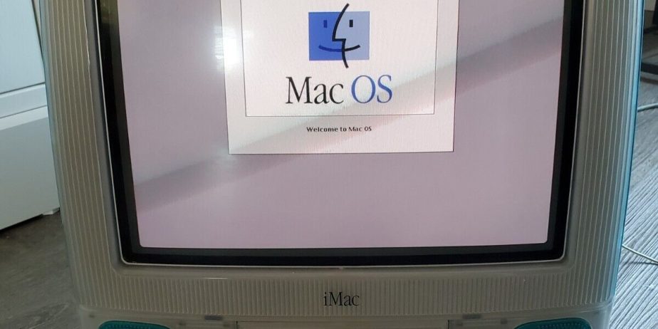 Apple iMac G3 266 MHz 32MB Vintage 1999 Blueberry